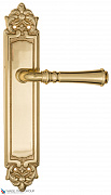 Дверная ручка на планке Fratelli Cattini "GRACIA" PL96-OLV полированная латунь