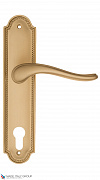 Дверная ручка на планке Fratelli Cattini "LAVERA" CYL PL248-BS матовая латунь