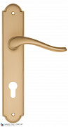 Дверная ручка на планке Fratelli Cattini "LAVERA" CYL PL257-BS матовая латунь
