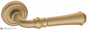 Дверная ручка на круглом основании Fratelli Cattini "GRACIA" D1-BS матовая латунь