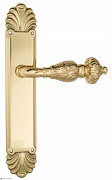 Дверная ручка Venezia "LUCRECIA" на планке PL87 полированная латунь