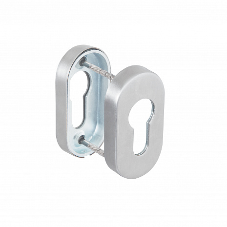 Накладка Fuaro (Фуаро) под цилиндр ET.R.DSS201-02P (DSS-02P-ET) INOX 201 (овальное основание)