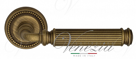 Дверная ручка Venezia "MOSCA" D3 матовая бронза