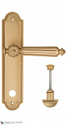 Дверная ручка на планке Fratelli Cattini "TORCELLO" WC-2 PL248-BS матовая латунь