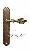 Дверная ручка Venezia "FLORENCE" на планке PL98 матовая бронза