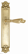 Дверная ручка Venezia "OPERA" на планке PL97 полированная латунь