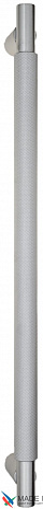 Ручка скоба Fratelli Cattini "UNA X" 450мм (400мм) CS матовый хром