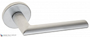 Дверная ручка на круглом основании Fratelli Cattini "LINEA 2" DIY 7.1-CS матовый хром