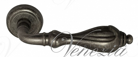 Дверная ручка Venezia "ANAFESTO" D1 античное серебро