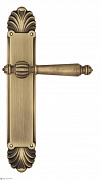 Дверная ручка Venezia "PELLESTRINA" на планке PL87 матовая бронза