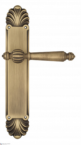 Дверная ручка Venezia "PELLESTRINA" на планке PL87 матовая бронза