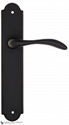 Дверная ручка на планке Fratelli Cattini "LUCCIA" PL257-NM матовый черный