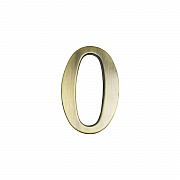 Цифра дверная АЛЛЮР "0" на клеевой основе  бронза (600,20)