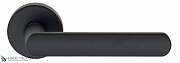 Дверная ручка на круглом основании Fratelli Cattini "NEVADA" 7-NM матовый черный