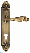 Дверная ручка Venezia "OPERA" CYL на планке PL90 матовая бронза