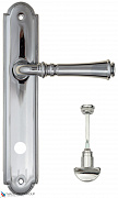 Дверная ручка на планке Fratelli Cattini "GRACIA" WC-2 PL257-CR полированный хром