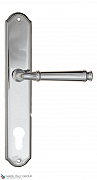 Дверная ручка на планке Fratelli Cattini "FARFALLA" CYL PL02-CR полированный хром