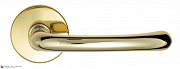 Дверная ручка на круглом основании Fratelli Cattini "ISEO" 7-OLV полированная латунь