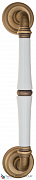 Ручка скоба Fratelli Cattini "GRACIA CERAMICA BIANCO" 300мм (250мм) D1-BY матовая бронза