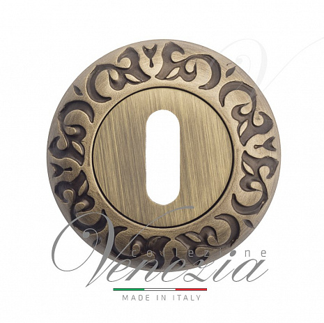 Накладка дверная под ключ буратино Venezia KEY-1 D4 матовая бронза (2шт.)