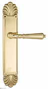 Дверная ручка Venezia "VIGNOLE" на планке PL87 полированная латунь