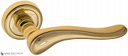 Дверная ручка на круглом основании Fratelli Cattini "LAVERA" D1-OLV полированная латунь