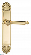 Дверная ручка Venezia "PELLESTRINA" на планке PL87 полированная латунь