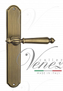 Дверная ручка Venezia "PELLESTRINA" на планке PL02 матовая бронза