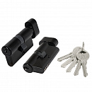 Цилиндровый механизм с вертушкой 100 ZM 70 mm (30+10+30) BL черный 5 кл.