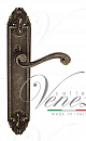 Дверная ручка Venezia "VIVALDI" на планке PL90 античная бронза