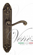 Дверная ручка Venezia "VIVALDI" на планке PL90 античная бронза