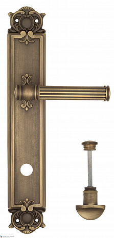 Дверная ручка Venezia "IMPERO" WC-2 на планке PL97 матовая бронза