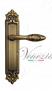 Дверная ручка Venezia "CASANOVA" на планке PL96 матовая бронза