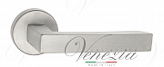 Дверная ручка на круглом основании Fratelli Cattini "HAMMER" 7-CS матовый хром