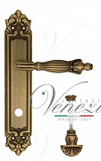 Дверная ручка Venezia "OLIMPO" WC-4 на планке PL96 матовая бронза