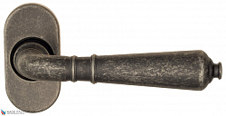 Дверная ручка для профильных дверей Venezia "VIGNOLE" EP античное серебро