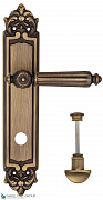 Дверная ручка на планке Fratelli Cattini "TORCELLO" WC-2 PL96-BY матовая бронза