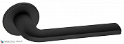 Дверная ручка на круглом основании Fratelli Cattini "LINEA" 7FS-NM матовый черный