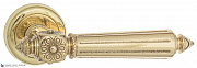 Дверная ручка на круглом основании Fratelli Cattini "TORCELLO" D1-OLV полированная латунь