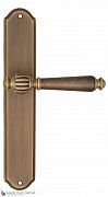 Дверная ручка на планке Fratelli Cattini "MARANI" PL02-BY матовая бронза