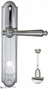 Дверная ручка на планке Fratelli Cattini "MARANI" WC-2 PL257-CR полированный хром