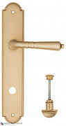 Дверная ручка на планке Fratelli Cattini "TOSCANA" WC-2 PL257-BS матовая латунь