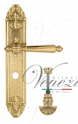 Дверная ручка Venezia "PELLESTRINA" WC-4 на планке PL90 полированная латунь