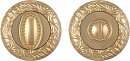 Ручка поворотная BK6 SM GOLD-24 золото 24К