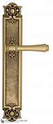 Дверная ручка Venezia "CALLISTO" на планке PL97 французское золото + коричневый