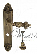 Дверная ручка Venezia "LUCRECIA" WC-4 на планке PL90 матовая бронза