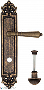 Дверная ручка на планке Fratelli Cattini "TOSCANA" WC-2 PL96-BA античная бронза