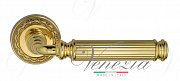 Дверная ручка Venezia "MOSCA" D2 полированная латунь