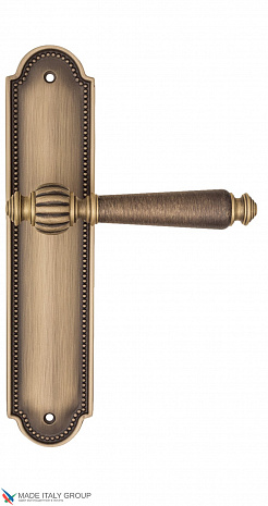 Дверная ручка на планке Fratelli Cattini "MARANI" PL248-BY матовая бронза