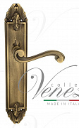 Дверная ручка Venezia "VIVALDI" на планке PL90 матовая бронза